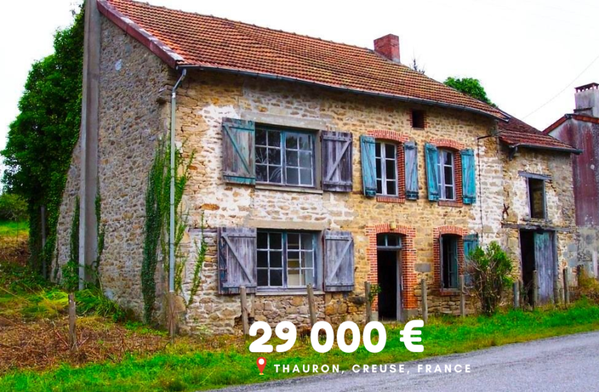 29 000 €, Thauron, Creuse