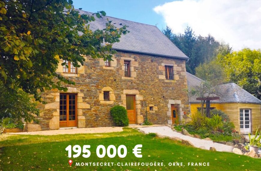 195 000 €, Montsecret-Clairefougère, Orne