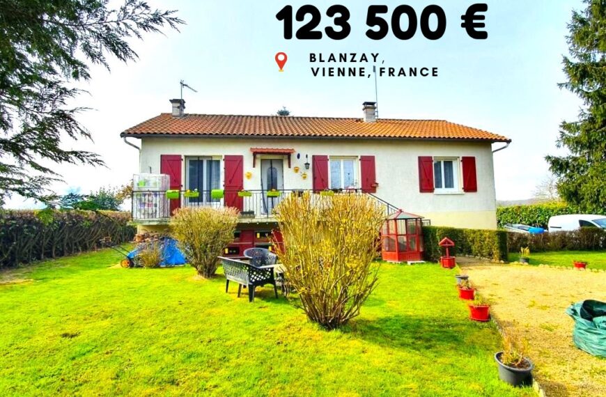 123 500 €, Blanzay, Vienne