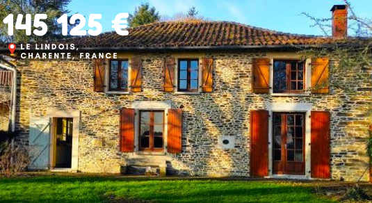 145 125 €, Le Lindois, Charente