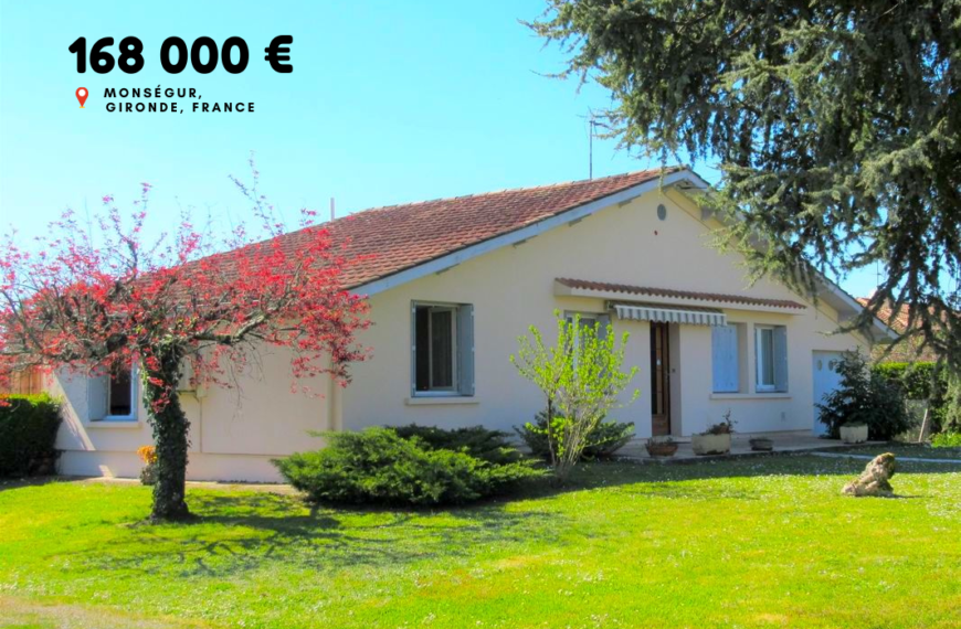 168 000 €, Monségur, Gironde