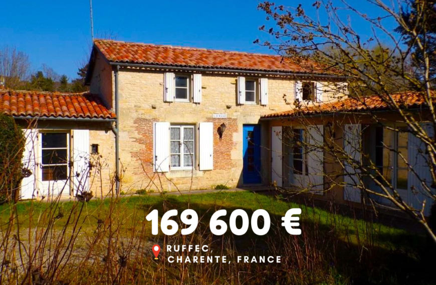 169 600 €, Ruffec, Charente