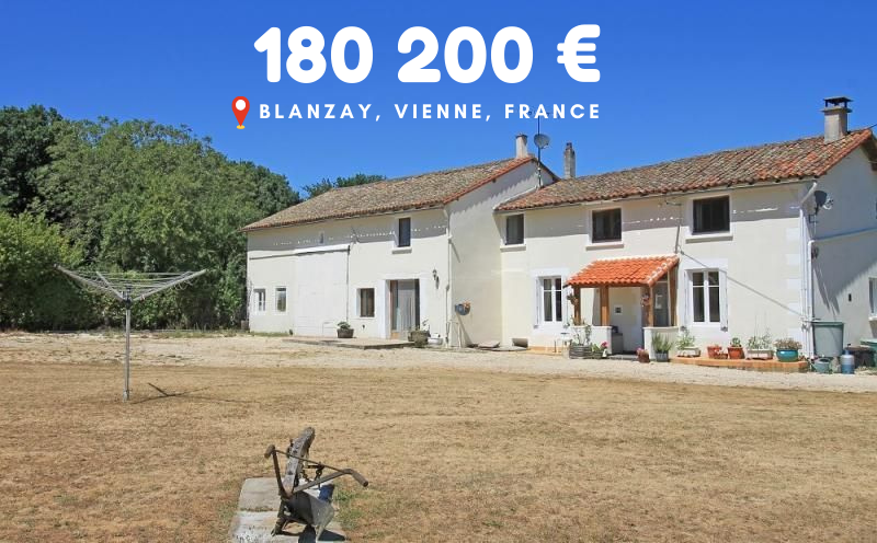 180 200 €, Blanzay, Vienne