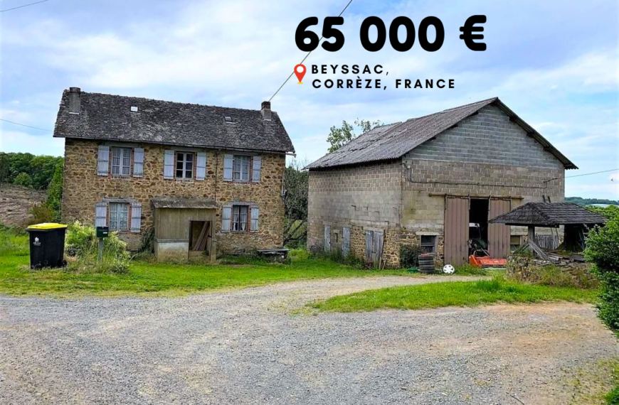 65 000 €, Beyssac, Corrèze