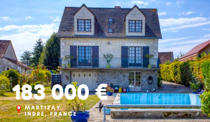 183 000 €, Martizay, Indre