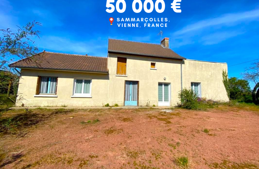 50 000 €, Sammarçolles, Vienne