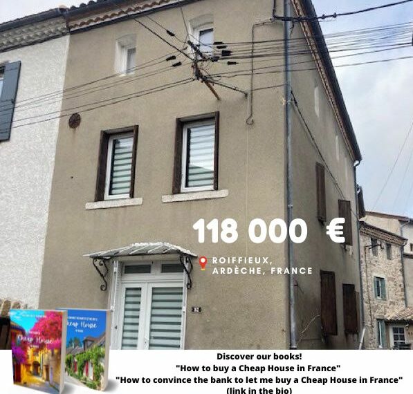 118 000 €, Roiffieux, Ardèche