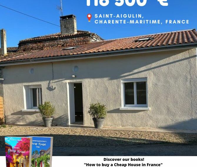 118 500 €, Saint-Aigulin, Charente-Maritime