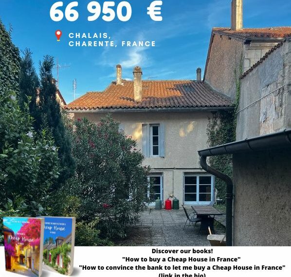 66 950 €, Chalais, Charente 